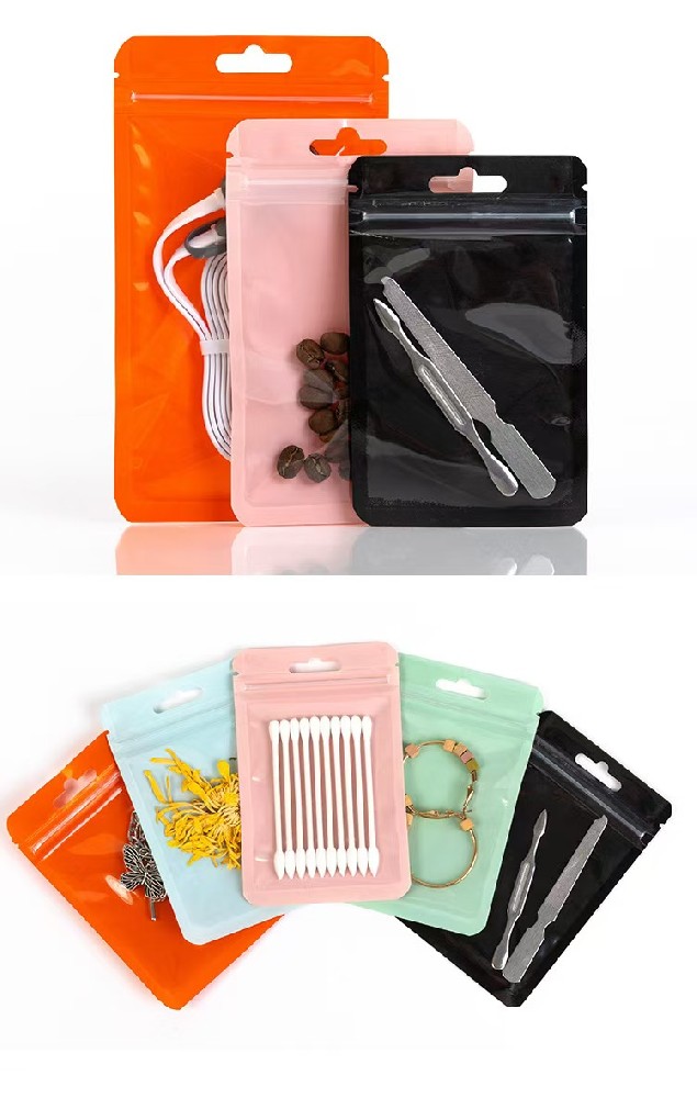 4x6 inches airtight heat resealable smell proof mylar stand up bags with clear window